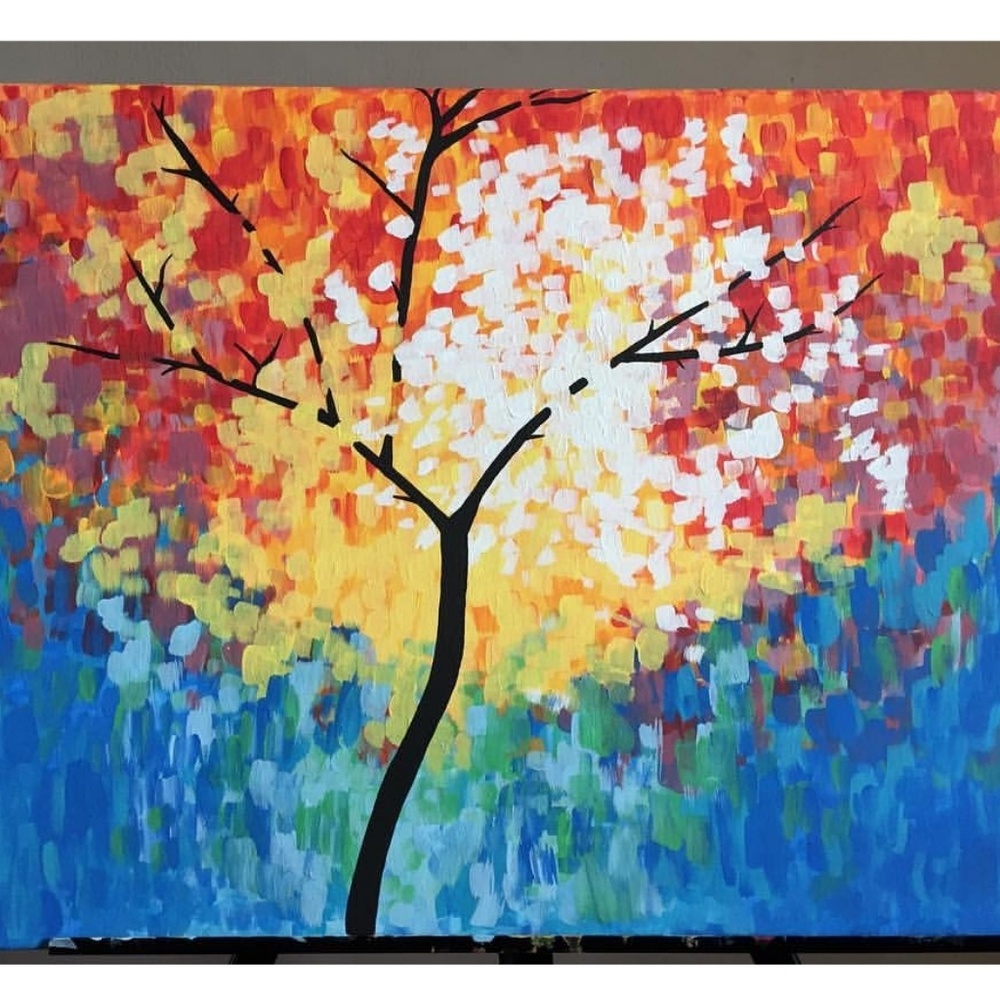 Abstract Tree painting